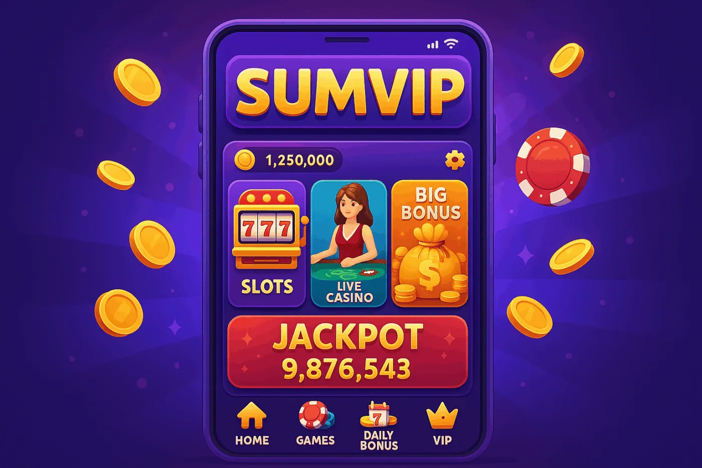 Game bài SUMVIP với Tiến Lên Mậu Binh Poker Phỏm Liêng và bàn chơi nhiều mức