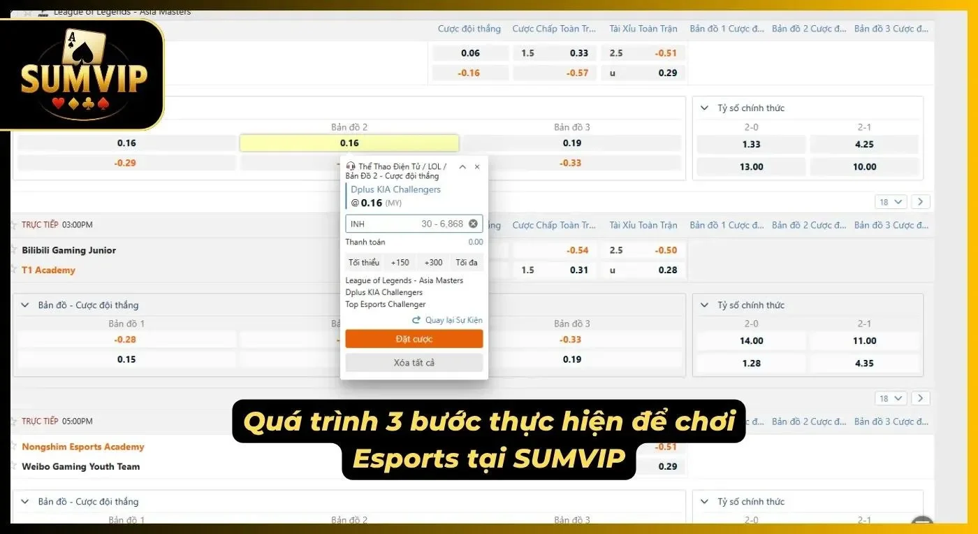 Các bước đơn giản để chơi Esports ở cổng game