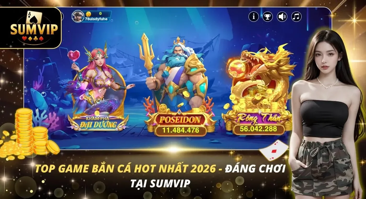Top Game Bắn Cá Hot Nhất 2026 – Đáng Chơi Tại SUMVIP